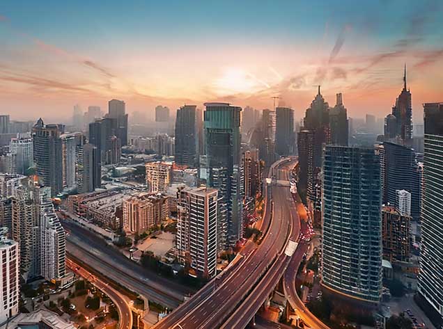 city skyline