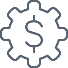 money gear icon