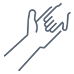 holding hands icon